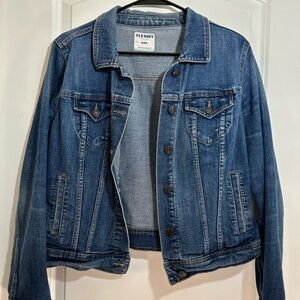Old Navy Blue Jean Jacket Classic Trucker Style